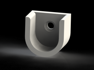 Wall mount for a bar 3D प्रिंट मॉडल