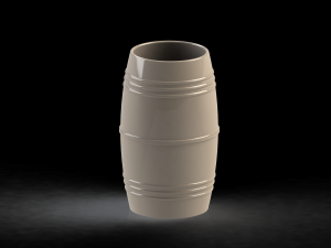 Dice barrel and game tokens 3D Принт Модель