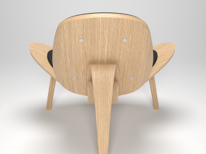 Shell Chair Modelo 3D