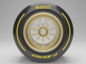 F1 tyre 3D 模型