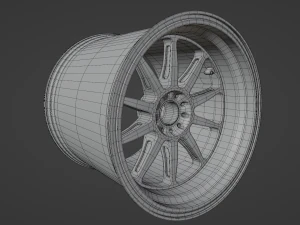 F1 tyre 3D Model