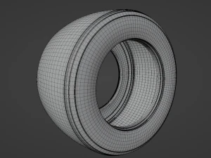 F1 tyre 3D Model
