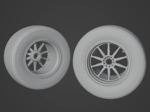F1 tyre 3D Model