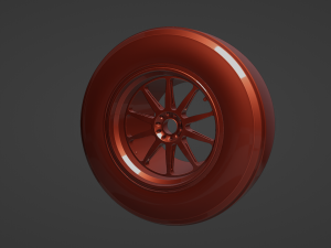F1 tyre 3D 模型