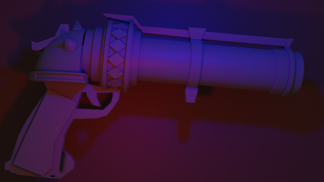 Jinx item from arcane 3D Модель .c4d .max .obj .3ds .fbx .stl .blend 