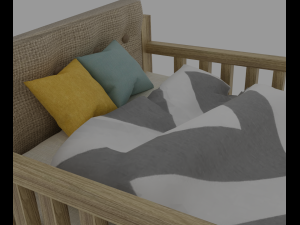 Bunk bed Model 3D