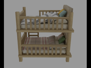 Bunk bed Model 3D