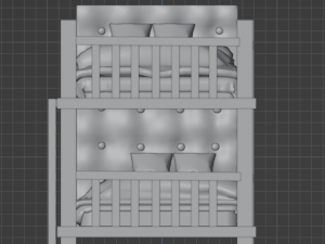 Bunk bed Model 3D