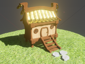 Forest House 3D मॉडल