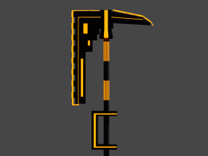 Cyber Axe 3D Model