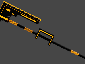 Cyber Axe 3D Model