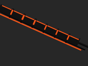 Cyber sword 3D Model