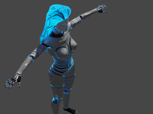 Meta cyborg 3D 模型