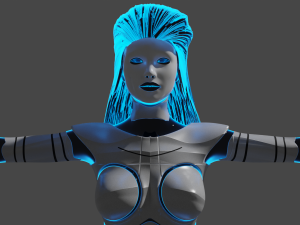 Meta cyborg 3D 模型