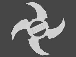 Wind Shuriken 3D Model