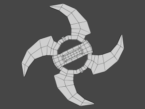 Wind Shuriken 3D Model