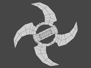 Wind Shuriken 3D Model