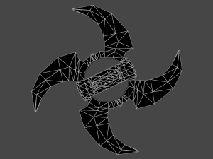 Wind Shuriken 3D Model