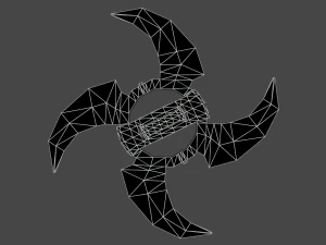 Wind Shuriken 3D Model