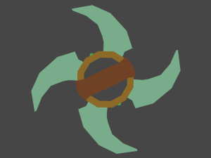 Wind Shuriken 3D Model