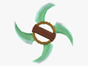 Wind Shuriken 3D Model