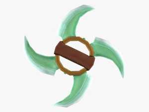 Wind Shuriken 3D Model