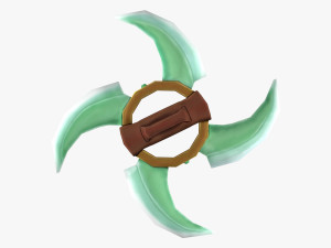 Wind Shuriken 3D Model