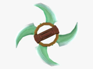 Wind Shuriken 3D Model