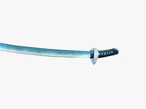 Stylized Katana 3D Model