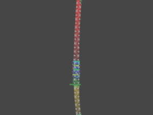Stylized Katana Modelo 3D