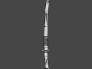 Stylized Katana 3D Model