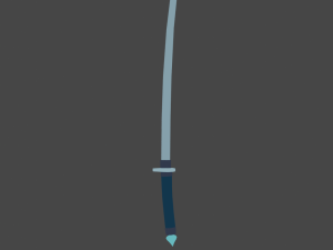Stylized Katana Modelo 3D