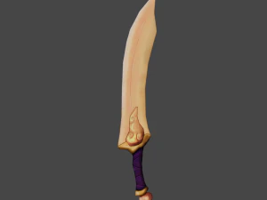 Fire Sword 3D Model