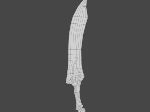 Fire Sword 3D Model