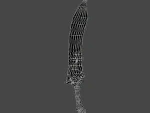 Fire Sword 3D Model