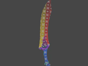 Fire Sword 3D Model