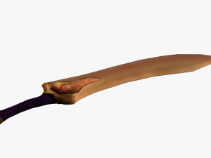 Fire Sword 3D Model