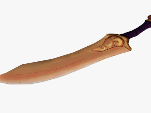 Fire Sword 3D Model
