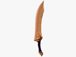 Fire Sword 3D Model