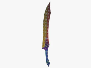 Fire Sword 3D Model