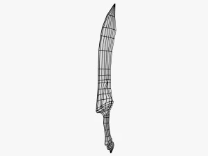 Fire Sword 3D Model