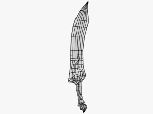 Fire Sword 3D Model