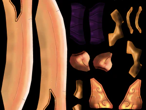 Fire Sword 3D Model