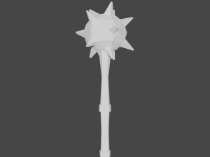 Stylized Mace 3D Model