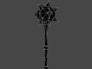 Stylized Mace 3D Model