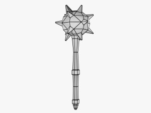 Stylized Mace 3D Model