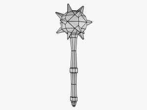 Stylized Mace 3D Model