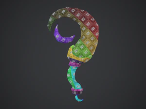 Stylized Dagger 3D Model