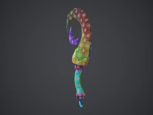Stylized Dagger 3D Model