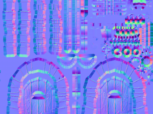 Stylized Medieval Door Modèle 3D